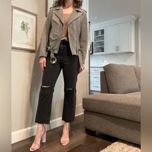 Gianni Bini Black Size 31 Ripped Knee Jeans